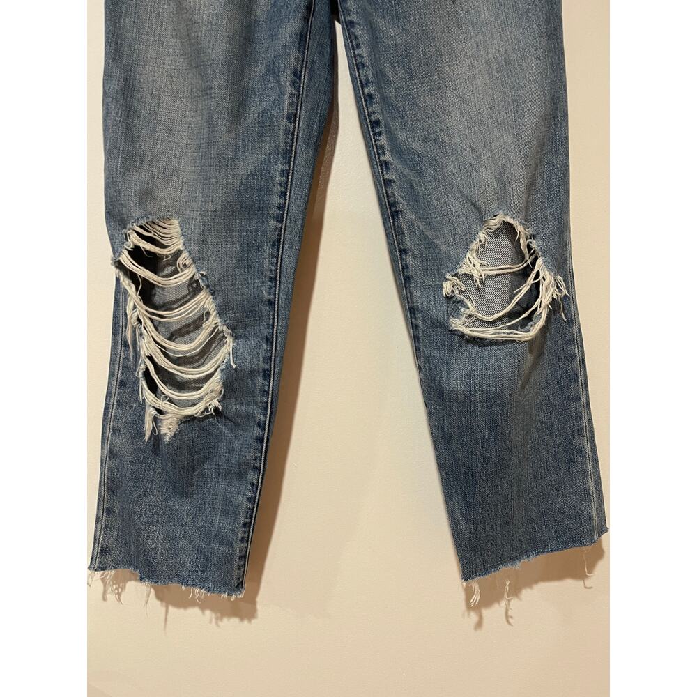 Pistola Presley High Rise Vintage '90s Roller Ripped Jeans Size 24 Del Mar EUC - Picture 5 of 10